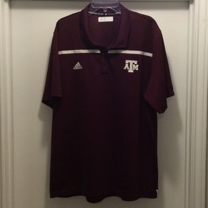 Men’s Adidas Texas A&M Short Sleeve Polo